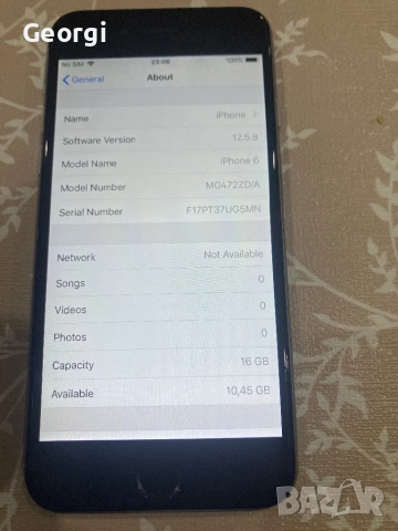 iPhone 6 16gb, снимка 5 - Apple iPhone - 53940657