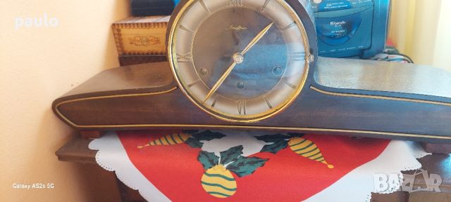 Немски Каменен Настолен Часовник, снимка 6 - Други ценни предмети - 46412505