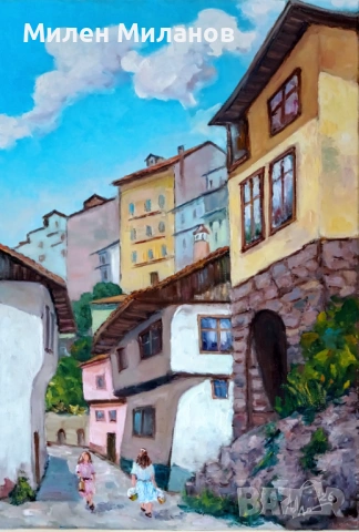 Картина рисувана с маслени бои 