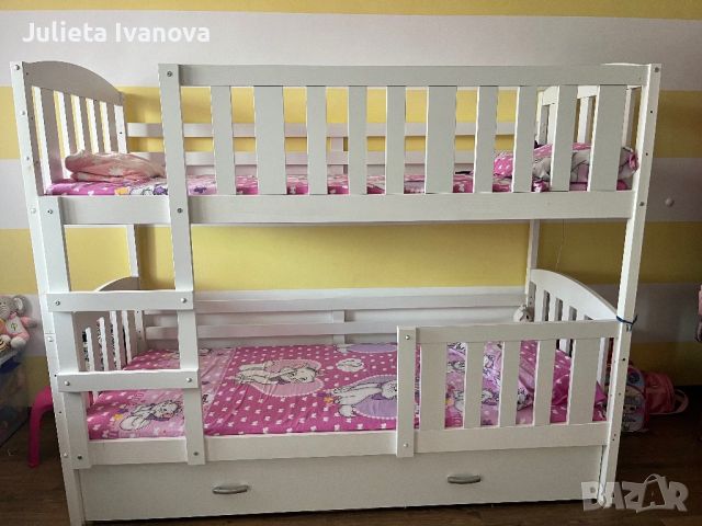 Двуетажно легло, снимка 1 - Мебели за детската стая - 45222906