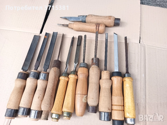 Длета за дърворезба - 13 броя, снимка 6 - Други инструменти - 52109174