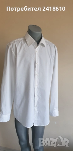Hugo Boss H - Hank - Kent - C1- 214 Slim Fit  Cotton Mens Size 43/17 - XL НОВО! ОРИГИНАЛ! Мъжка Риза, снимка 12 - Ризи - 52225524