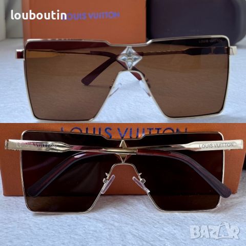 Louis Vuitton Cyclone Metal мъжки слънчеви очила маска, снимка 4 - Слънчеви и диоптрични очила - 46580468