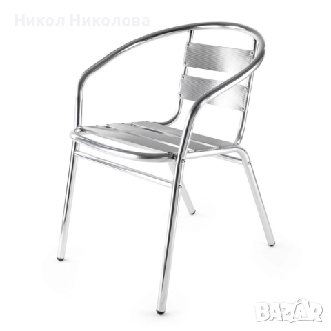 Алуминиев стол Muhler, снимка 4 - Столове - 52397762