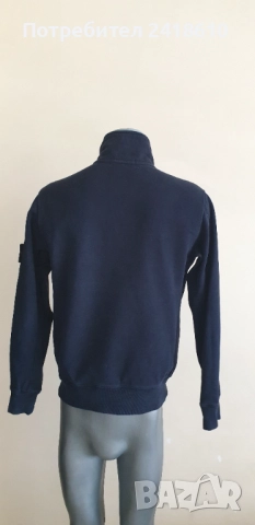 Stone Island Half Zip Mens Size S ОРИГИНАЛ! Мъжки Суичер!, снимка 4 - Суичъри - 51532805