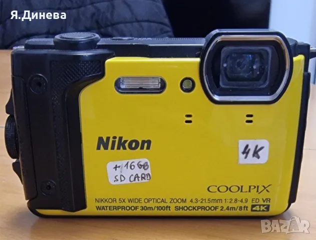 Фотоапарат Nikon Coolpix W300 водоустойчив, снимка 1 - Фотоапарати - 49175398