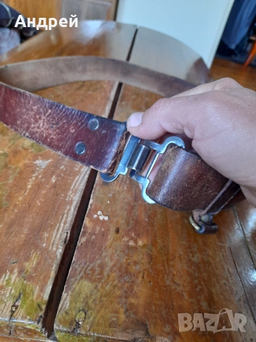 Стар Военен колан #19, снимка 4 - Антикварни и старинни предмети - 54053221