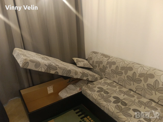 Модерен ъглов  диван, като нов!, снимка 2 - Дивани и мека мебел - 53768891