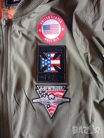 Пилотско яке бомбър US NAVY , снимка 6 - Якета - 53735091