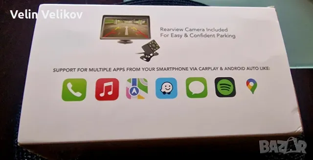 Мултимедиен плейър Carplay car за Android/Ios, екран 7 инча, Android Auto, Apple Carplay, Bluethoot, снимка 5 - Аксесоари и консумативи - 50209061