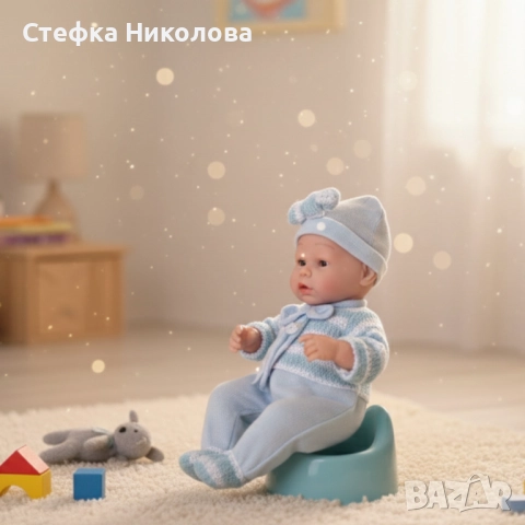 Реалистично бебе с аксесоари - 39см