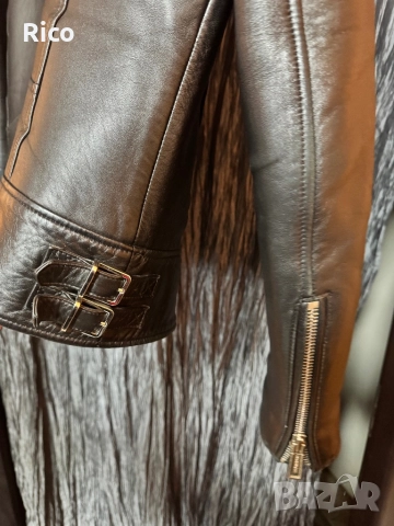 Biker Leather Jacket Dsquared2, снимка 7 - Якета - 51919576