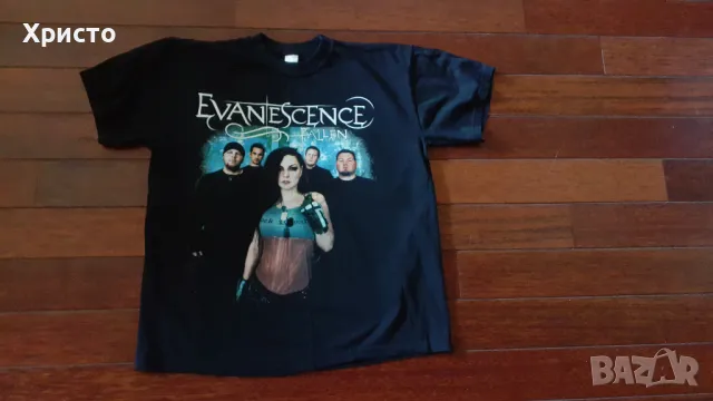 тениска Евънесънс Evanescence , уникална, снимка 3 - Тениски - 47684886