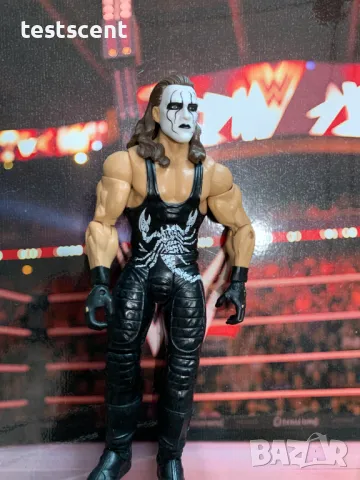 Екшън фигура WWE Sting Стинг Mattel AEW TNA figure играчка, снимка 3 - Колекции - 48829953