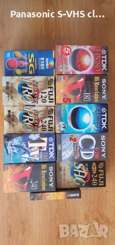 НОВИ VHS S-VHS касети, снимка 2 - Плейъри, домашно кино, прожектори - 53979025