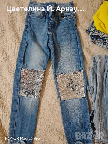 детски дънки за момиче , снимка 8 - Детски панталони и дънки - 52559964