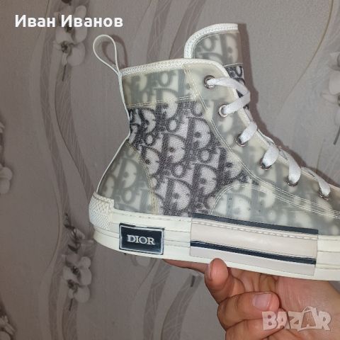 Christian Dior B23 High Top Logo  номер 40  .Оригинални кецове/ маратонки , снимка 6 - Маратонки - 46161078