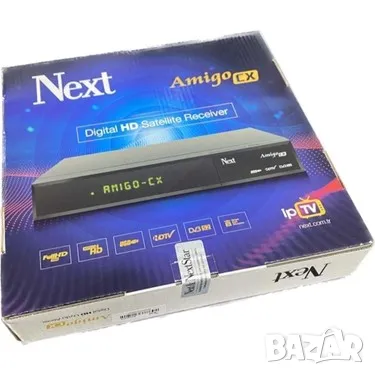 Next Amigo CX - HD сателитен приемник + 2 броя дистанционни управления, снимка 1 - Приемници и антени - 47856114