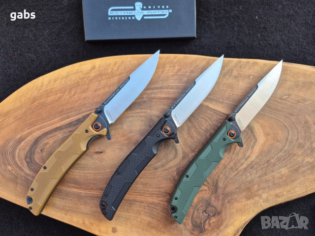 Сгъваем нож EXTREMA RATIO C247, flipper,D2,три цвята, снимка 2 - Ножове - 51053635