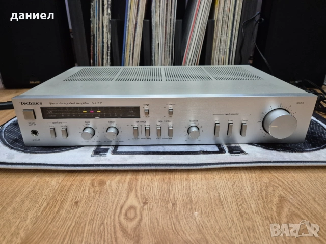 Стерео усилвател Technics SU-Z11 с много добър външен вид и отлично работещ!