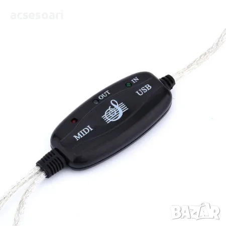 MIDI-USB интерфейсен кабел адаптер, снимка 3 - Други - 48038276