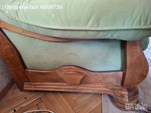 Разтегателен диван от масивно дърво, снимка 2 - Дивани и мека мебел - 52734897