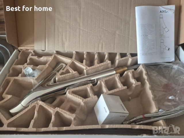 Дизайнерски смесител  AXOR Strack Orgamic от Philippe Starck, снимка 5 - Смесители - 53742272