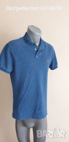 POLO Ralph Lauren Pique Cotton Custom Slim Fit Mens Size S НОВО! ОРИГИНАЛ! Мъжка Тениска!, снимка 4 - Тениски - 46292574