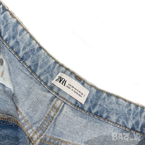 Дамски дънкови къси панталони Zara | 34 EUR, снимка 4 - Къси панталони и бермуди - 45395339