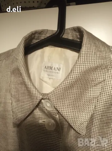 ARMANI Original Size L 100% Коприна  Уникална дреха, снимка 1 - Сака - 48655153