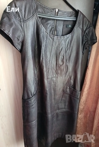 Кожена рокля естествена кожа 