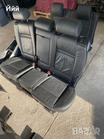 Черен рекаро салон от X5 Е70 6+1, снимка 4 - Автомобили и джипове - 50832413