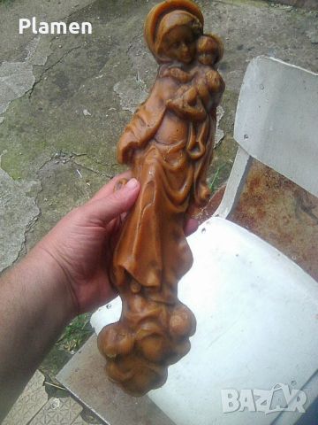 Баралеф на Богородица от чист пчелен восък, снимка 1 - Други ценни предмети - 46039404
