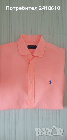 POLO Ralph Lauren / Лен Mens Size LОРИГИНАЛ! Мъжка Ленена Риза!, снимка 3 - Ризи - 45996695