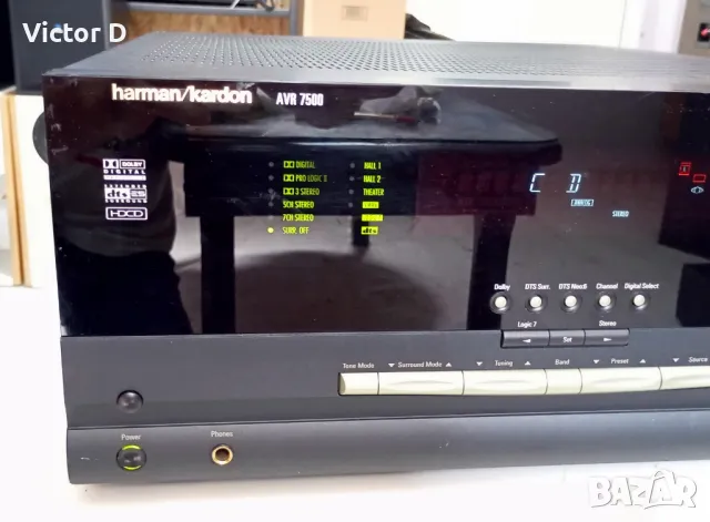 HARMAN KARDON AVR 7500-Ресийвър  Extended Surround, Dolby Pro Logic* II, снимка 4 - Ресийвъри, усилватели, смесителни пултове - 47039893