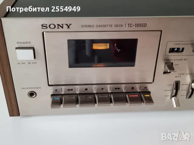 Sony TC-199SD касетен дек, снимка 4 - Декове - 49115111