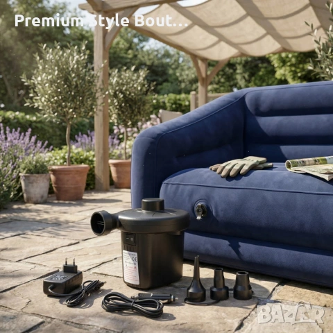 Електрическа помпа 2 в 1 - практична и удобна за надуване и изпускане на въздух, снимка 3 - Други - 53896347