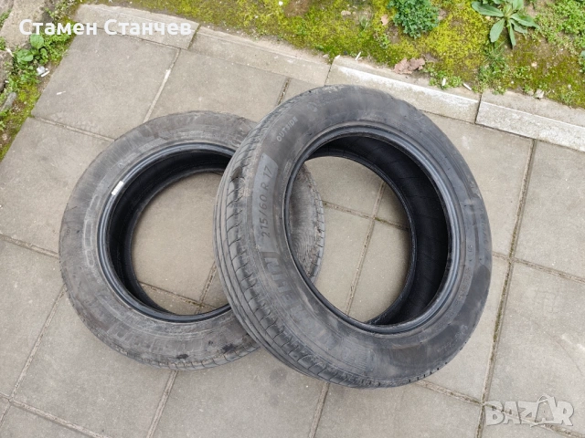Летни гуми 215/60/17 Michelin, снимка 9 - Гуми и джанти - 54245611