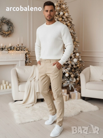 Мъжки бежови панталони