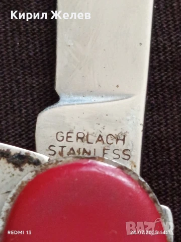 Мултифункционално джобно ножче тип швейцарско GENLACH 38415, снимка 5 - Ножове - 51128737