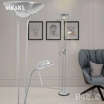 vidaXL Димируема LED подова лампа 23 W(SKU:242730), снимка 2 - Други - 48995532