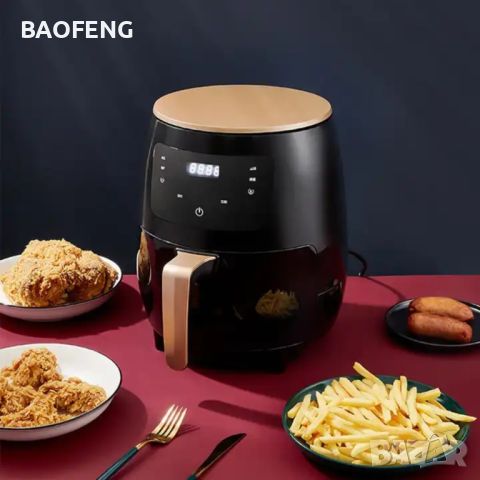 Нови Silver Crest S-18 8 и 6 литра, 2400W 2024 година 1г. гаран Air Fryer фритюрник еър фрайър ейър , снимка 2 - Фритюрници - 45295280