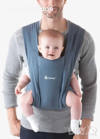 Ергономична раница Ergobaby - Embrace, Oxford Blue, снимка 3 - Други - 52812662