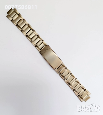 СТОМАНЕНА ВЕРИЖКА ЗА ЧАСОВНИК CASIO С ИЗВИТИ НАКРАЙНИЦИ.ВЕРИЖКИ ЗА ЧАСОВНИЦИ КАСИО С ИЗВИТИ ПЛАСТИНИ