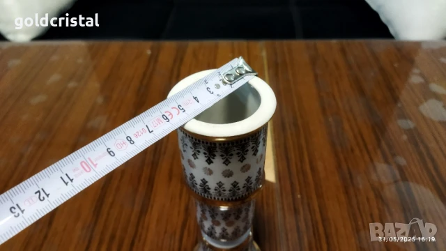 Стар български порцелан ваза, снимка 8 - Антикварни и старинни предмети - 50180207