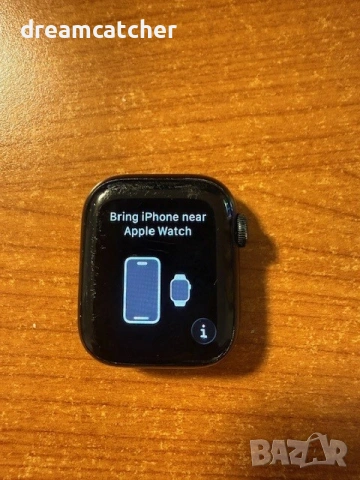 Смарт часовник Apple Watch 9, 41 мм, Midnight Aluminium Case, Midnight Sport Loop (GPS) нова верижка, снимка 2 - Смарт часовници - 54152899