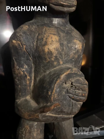 Древна Африканска статуетка, снимка 4 - Антикварни и старинни предмети - 51067213