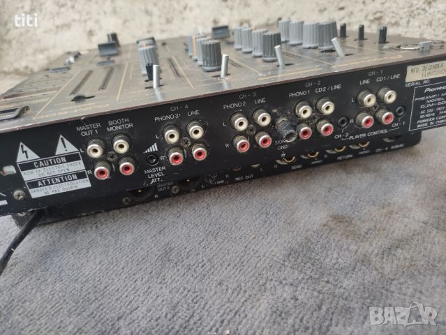 DJ пулт Pioneer DJM 600, снимка 5 - Ресийвъри, усилватели, смесителни пултове - 46173093