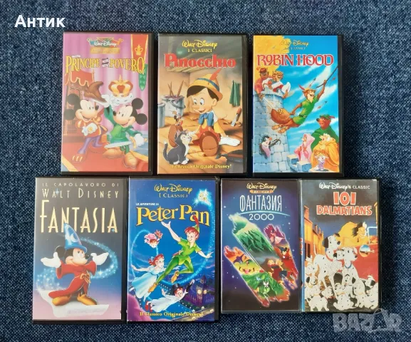 Колекция Видеокасети VHS Класика Walt Disney Анимация, снимка 2 - Анимации - 49299338