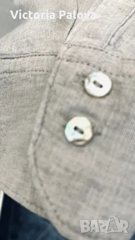 Ленена риза OYSHO овърсайз Испания, снимка 4 - Ризи - 49794417